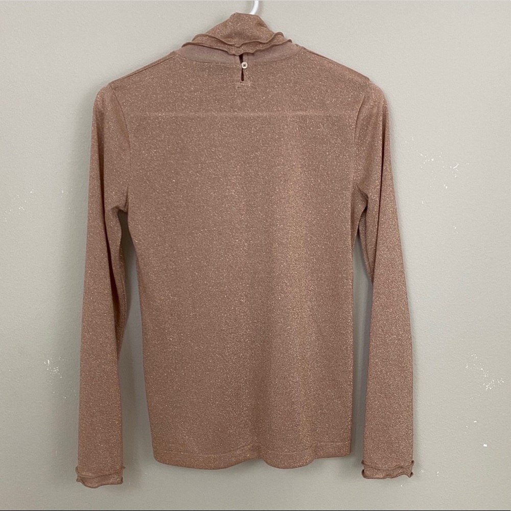 J.CREW Shiny Gold Top - Picture 5 of 7